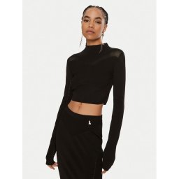 Patrizia Pepe Blúz 8K0218 K195 K103 Fekete Slim Fit