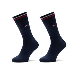 Tommy Hilfiger 2 pár hosszú szárú női zokni 701228176 Sötétkék