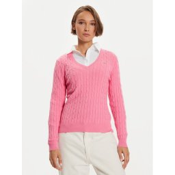 Gant Sweater 4800101 Rózsaszín Slim Fit