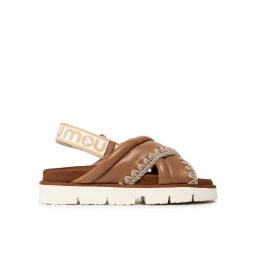 Mou Szandál New Bio # 03 Criss-Cross Upper SW461004C Barna