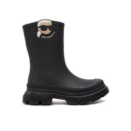 KARL LAGERFELD Gumicsizma Trekka KL43567 Fekete