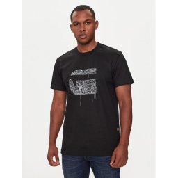 G-Star Raw Póló Stitch D25674-C336 Fekete Regular Fit