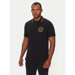 Versace Jeans Couture Pólóing 77GAGT00 CJ01T Fekete Regular Fit