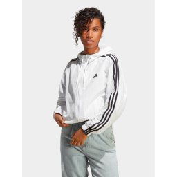 adidas Széldzseki Essentials 3-Stripes IC0560 Fehér Loose Fit
