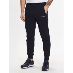 Calvin Klein Melegítő alsó Micro Logo K10K109940 Sötétkék Regular Fit