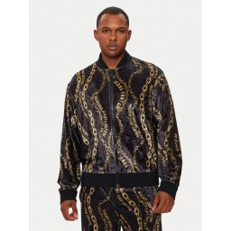 Versace Jeans Couture Pulóver 77GAI300 JS367 Fekete Regular Fit