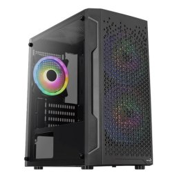 AEROCOOL MC G Trinity, Micro tower, 1x USB 3.0, 1x USB 2.0, 2x audio, tápegység nélkül