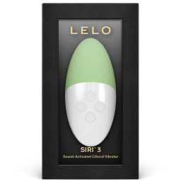 Lelo Siri 3. zenével is vezérelhető vibrátor (zöld).