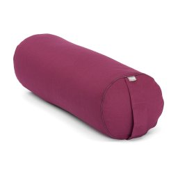 Bolster ECO hengerpárna pamutvatta töltettel - Aubergine - Bodhi