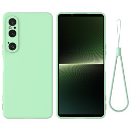 RUBBER Sony Xperia 1 VI zöld védőtok