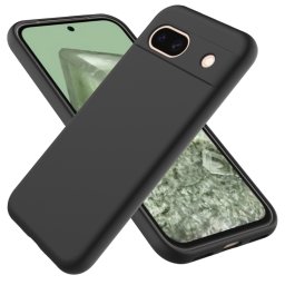 RUBBER Fekete védőburkolat Google Pixel 8a telefonhoz