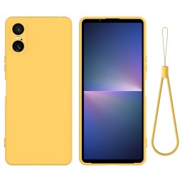 RUBBER Védőburkolat Sony Xperia 10 VI sárga