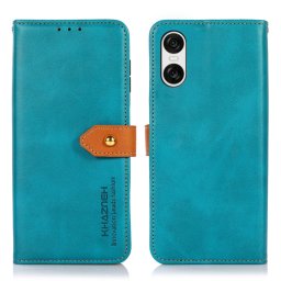 KHAZNEH DUAL-COLOR Pénztárcahuzat Sony Xperia 10 VI kék