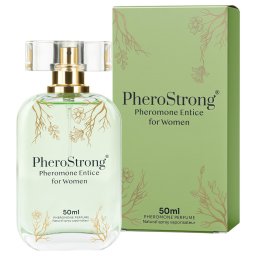PheroStrong Entice - feromon parfüm nőknek érzéki illat (50 ml)