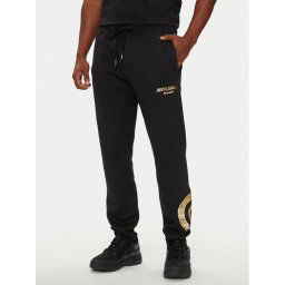 Just Cavalli Melegítő alsó 77OAAT01 Fekete Regular Fit