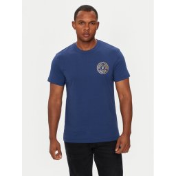 Versace Jeans Couture Póló 77GAHT00 CJ00T Kék Slim Fit