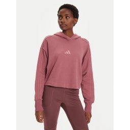 adidas Pulóver ALL SZN French Terry 3-Stripes IY6848 Rózsaszín Regular Fit
