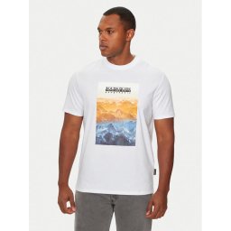 Napapijri Póló S-Rollin NP0A4I3D Fehér Regular Fit