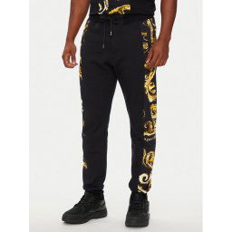 Versace Jeans Couture Melegítő alsó 77GAA3C0 FS161 Fekete Regular Fit