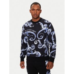 Versace Jeans Couture Pulóver 77GAI3R0 Fekete Regular Fit