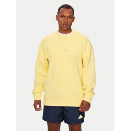 adidas Pulóver ALL SZN French Terry IY6549 Sárga Loose Fit