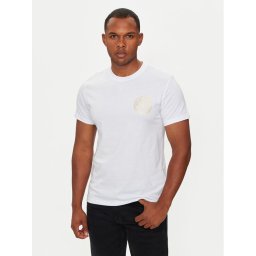 Versace Jeans Couture Póló 77GAHT00 Fehér Slim Fit