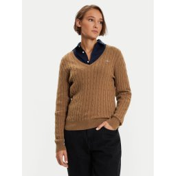 Gant Sweater 4800101 Barna Slim Fit