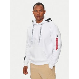 Alpha Industries Pulóver 126803 Fehér Regular Fit