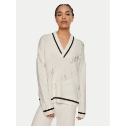Liu Jo Sweater TF4169 MS55L C3447 Fehér Regular Fit