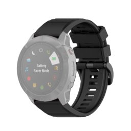 Szilikon pánt Garmin Fenix 3 / 3HR / 5X / 5 Plus / 6X / 6X Pro fekete