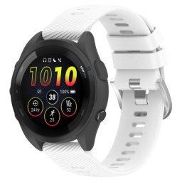 RUBBER Szilikon szíj Garmin Forerunner 265S fehér