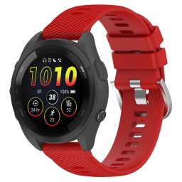 RUBBER Szilikon szíj Garmin Forerunner 265S piros