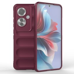 STEPS Védőburkolat Oppo Reno11 F-hez 5G bordó