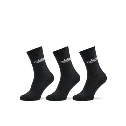 adidas Unisex Magasszárú Zokni Linear Crew Cushioned Socks 3 Pairs IC1301 Fekete