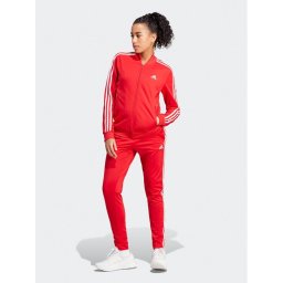 adidas Melegítő Essentials 3-Stripes IJ8784 Piros Slim Fit