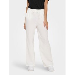 ONLY Kötött nadrág Thyra 15296375 Fehér Comfort Fit