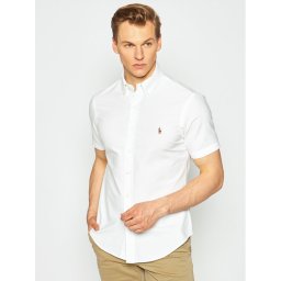 Polo Ralph Lauren Ing Poplin 710787736 Fehér Slim Fit