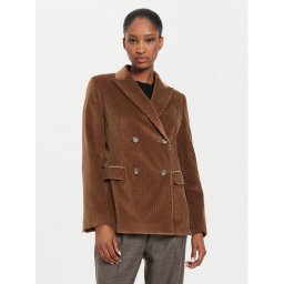 Weekend Max Mara Zakó Katanga 2425046062650 Barna Regular Fit
