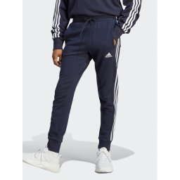 adidas Melegítő alsó Essentials French Terry Tapered Cuff 3-Stripes Joggers IC9406 Kék Regular Fit