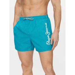 Pepe Jeans Úszónadrág Logo Swimshort PMB10393 Kék Regular Fit