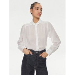 Lee Ing Shirred 112351208 Fehér Relaxed Fit