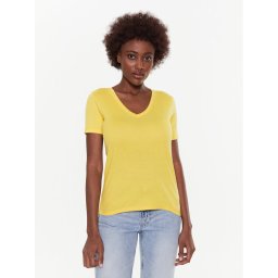 United Colors Of Benetton Póló 3GA2E4230 Sárga Regular Fit