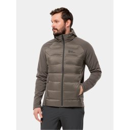 Jack Wolfskin Outdoor kabát Tasman Down Hybrid 1711411 Barna Regular Fit