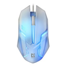 Defender Cyber MB-560L vezetékes egér, fehér, 1200DPI