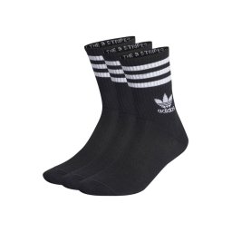 adidas 3 pár uniszex hosszú szárú zokni Mid Cut Crew IL5022 Fekete