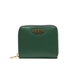Guess Kis női pénztárca Laurel Slg Small Zip Around SWVB85 00370 Zöld