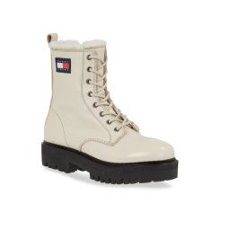 Tommy Jeans Bokacsizma Tjw Urban Boot Tumbled Ltr Wl EN0EN02317 Bézs