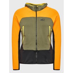 Millet Pulóver Fusion Grid Hoodie M Miv9024 Khaki Active Fit