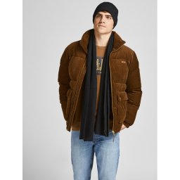 Jack&Jones Sál és sapka szett 12163827 Fekete