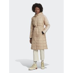 adidas Pehelykabát Premium HK5252 Bézs Slim Fit